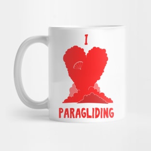 I Love Paragliding Mug